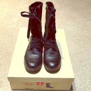 Target Mossimo Black Khalea Combat Boots